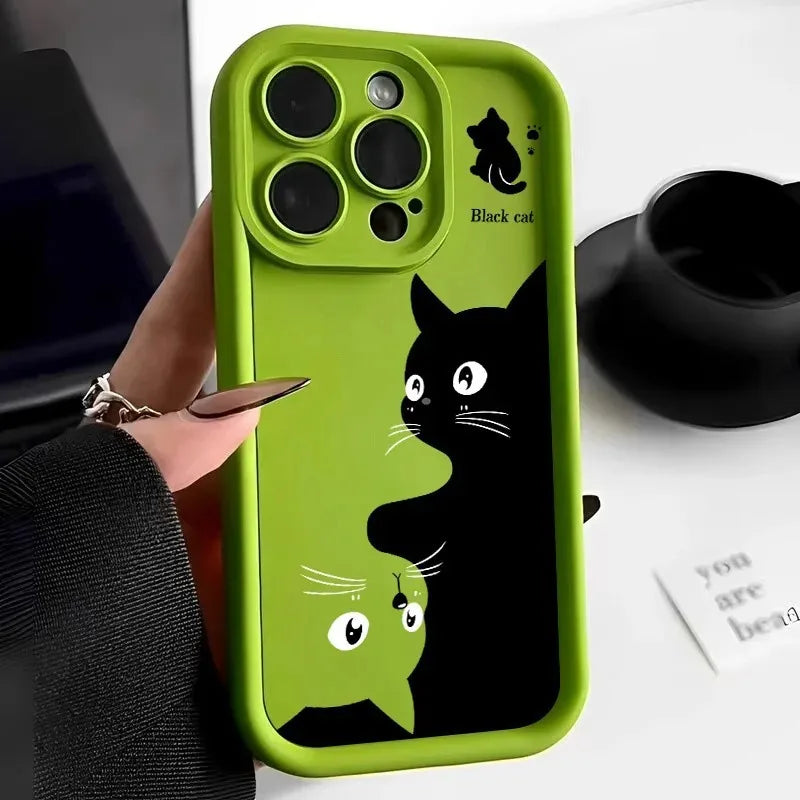 360° Full Body Cartoon Phone Case | Waterproof + Shockproof | Card Holder