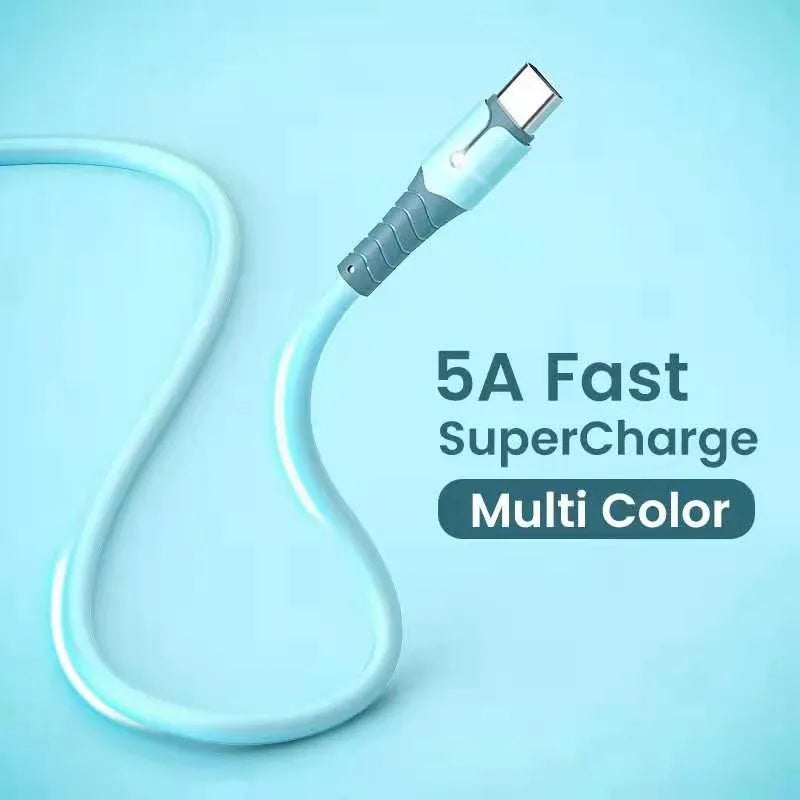 Fast Charging Cable | USB-C + Micro USB | LED Indicator | For Android & iPhone