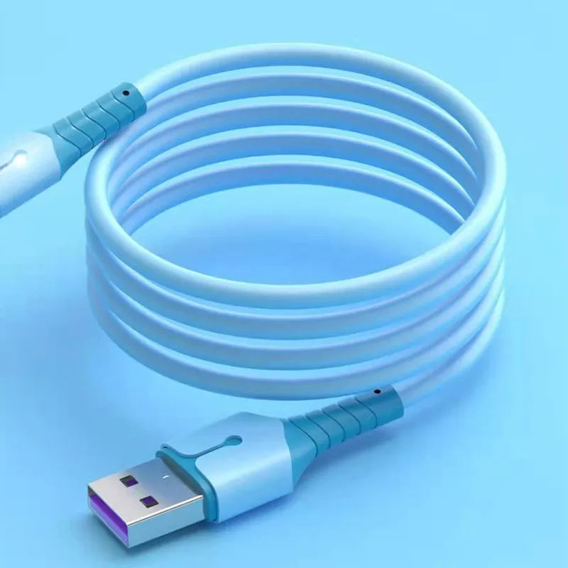 Fast Charging Cable | USB-C + Micro USB | LED Indicator | For Android & iPhone