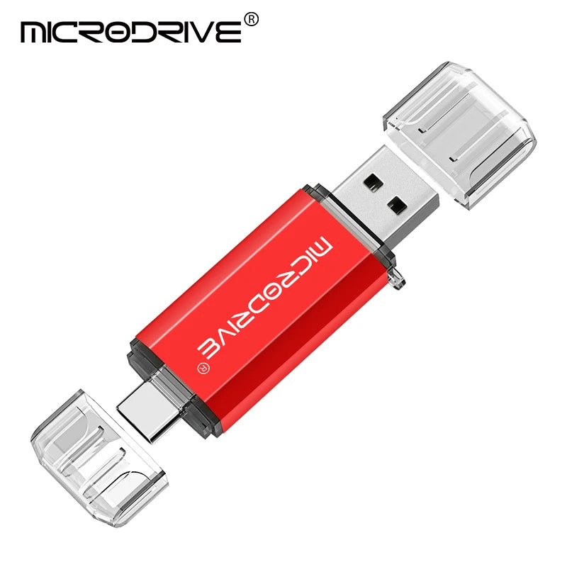 USB-C Flash Drive | OTG Dual Connector | 1GB–128GB | For Android & PC