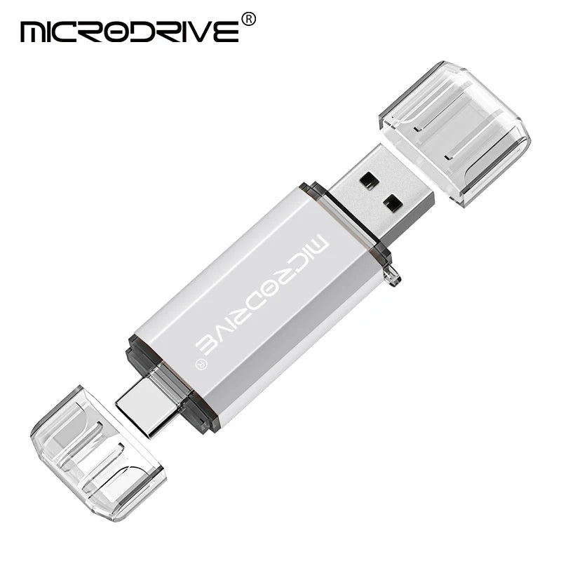 USB-C Flash Drive | OTG Dual Connector | 1GB–128GB | For Android & PC