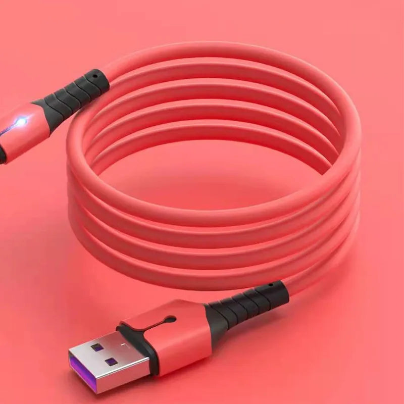 Fast Charging Cable | USB-C + Micro USB | LED Indicator | For Android & iPhone
