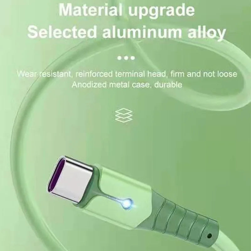 Fast Charging Cable | USB-C + Micro USB | LED Indicator | For Android & iPhone