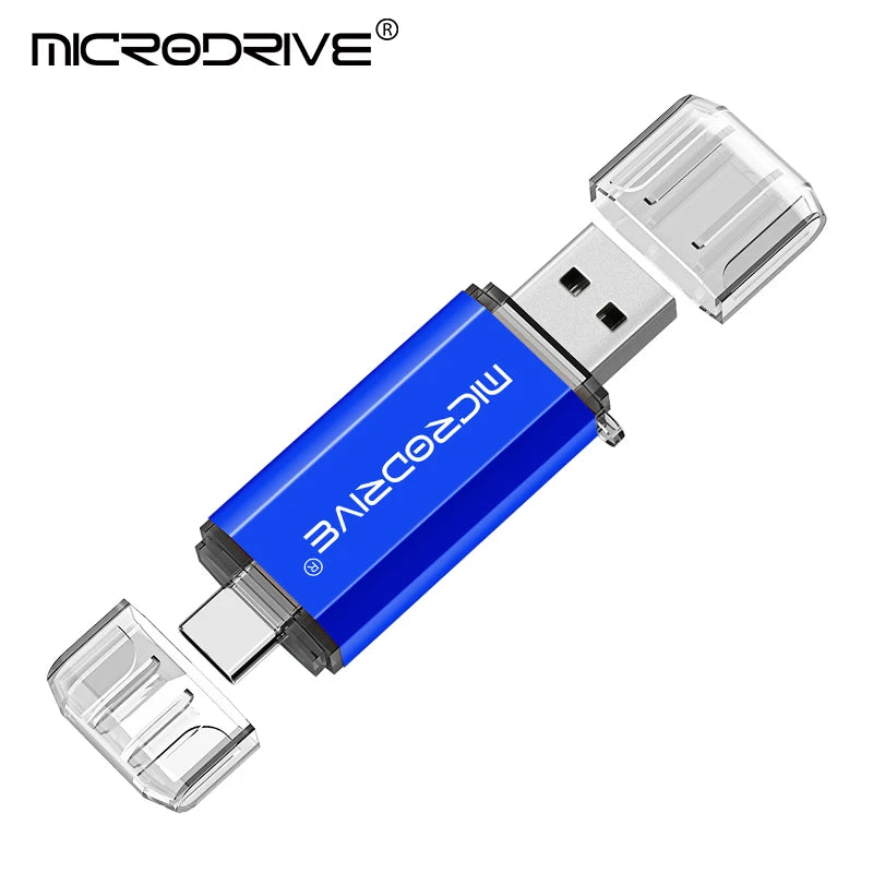 USB-C Flash Drive | OTG Dual Connector | 1GB–128GB | For Android & PC