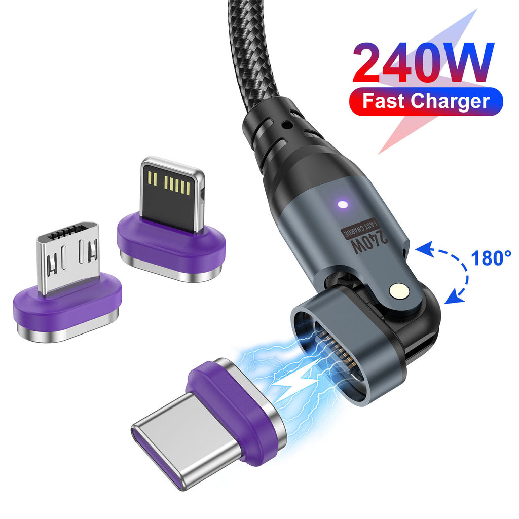 USLION 240W USB-C to USB-C Cable | PD Fast Charge 5A | For MacBook & Smartphone