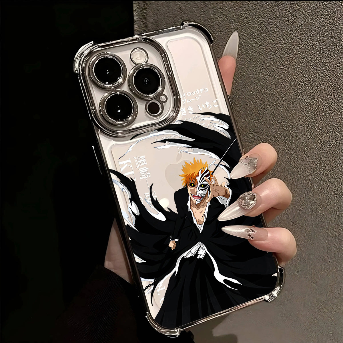 Bleach Ichigo Plating iPhone Case | Anti-Drop Airbag | iPhone 7–16 Pro Max