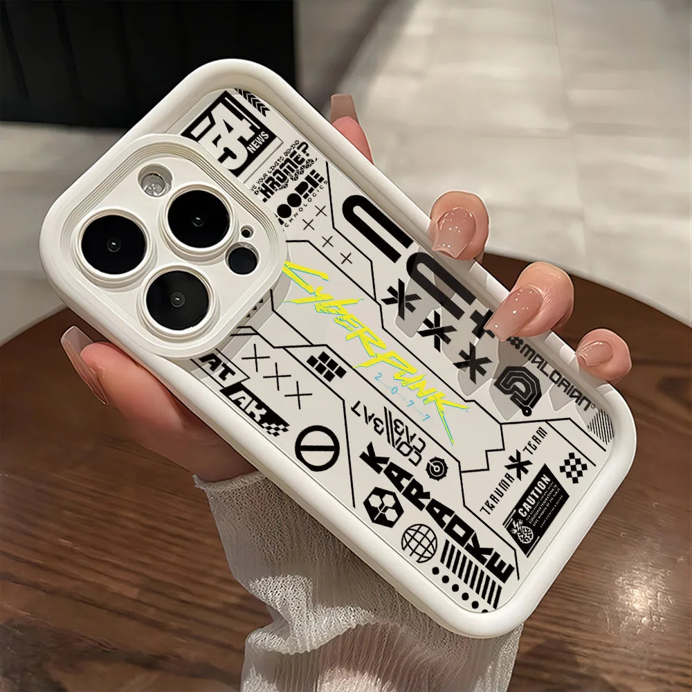 Cyberpunk Anime iPhone Case | Soft TPU | iPhone 11–17 Pro Max
