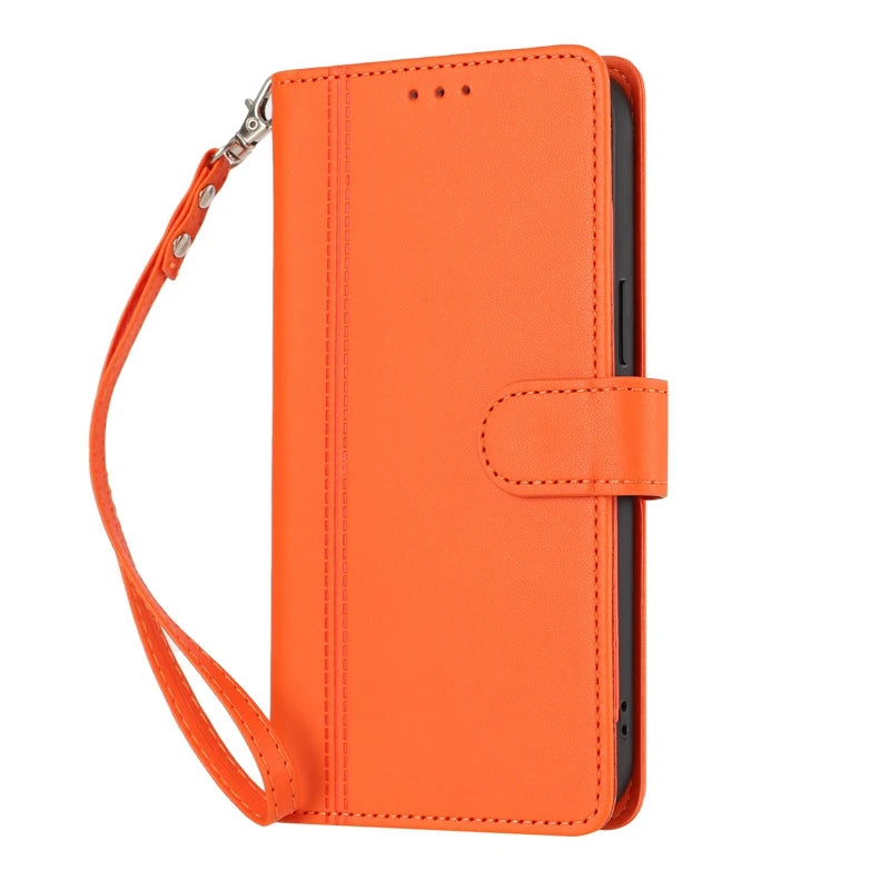 OPPO Reno Leather Flip Wallet Case | 9-Card Slots | Reno 11–16 Pro Max
