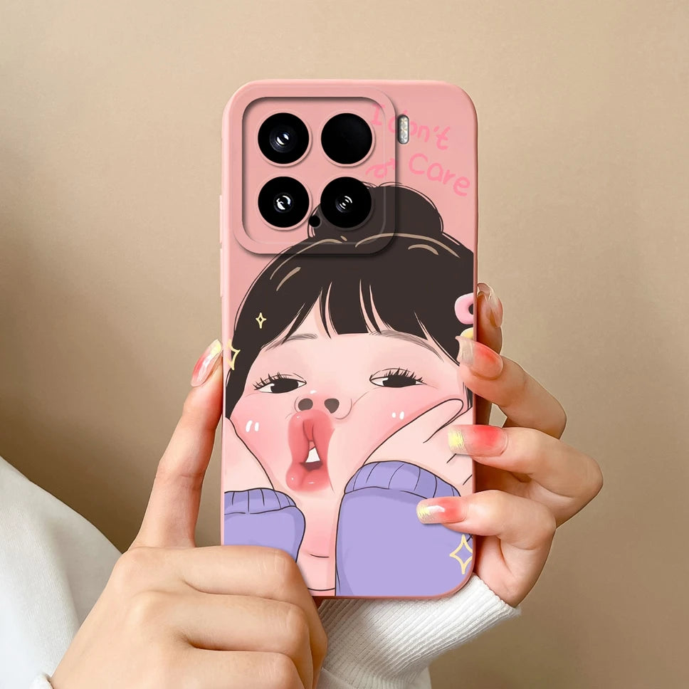 Xiaomi 15 / 15 Pro Soft Silicone Case | Creative Style Protective Back Cover