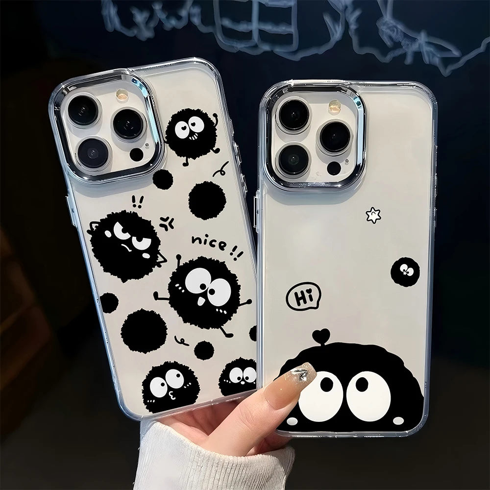 Soot Sprites Anime iPhone Case | Soft TPU | iPhone 7–17 Pro Max