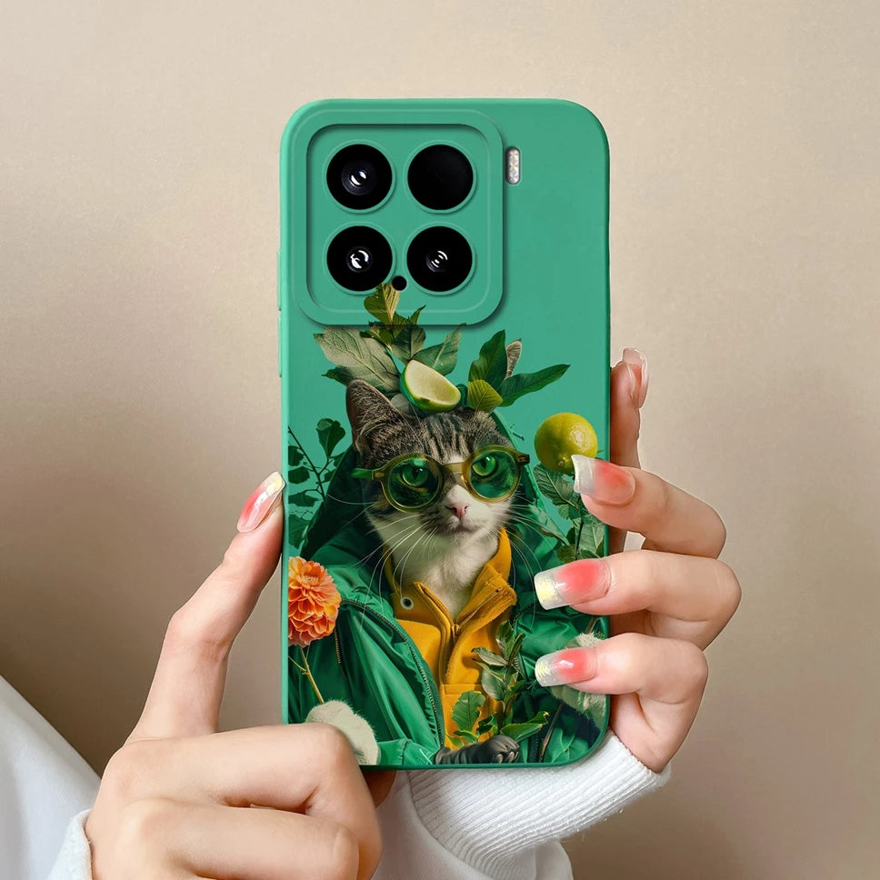 Xiaomi 15 / 15 Pro Soft Silicone Case | Creative Style Protective Back Cover