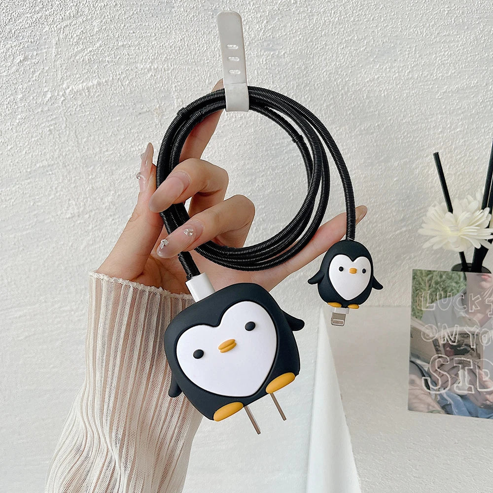 iPhone Charger Cable Protector | Cartoon Cord Winder | For 18W/20W Charger