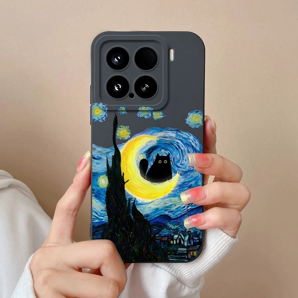 Xiaomi 15 / 15 Pro Soft Silicone Case | Creative Style Protective Back Cover