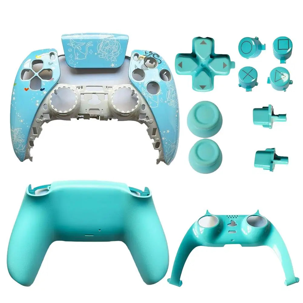 PS5 Controller Shell Kit | Faceplate + Touchpad + Trim Strip | Replacement Cover