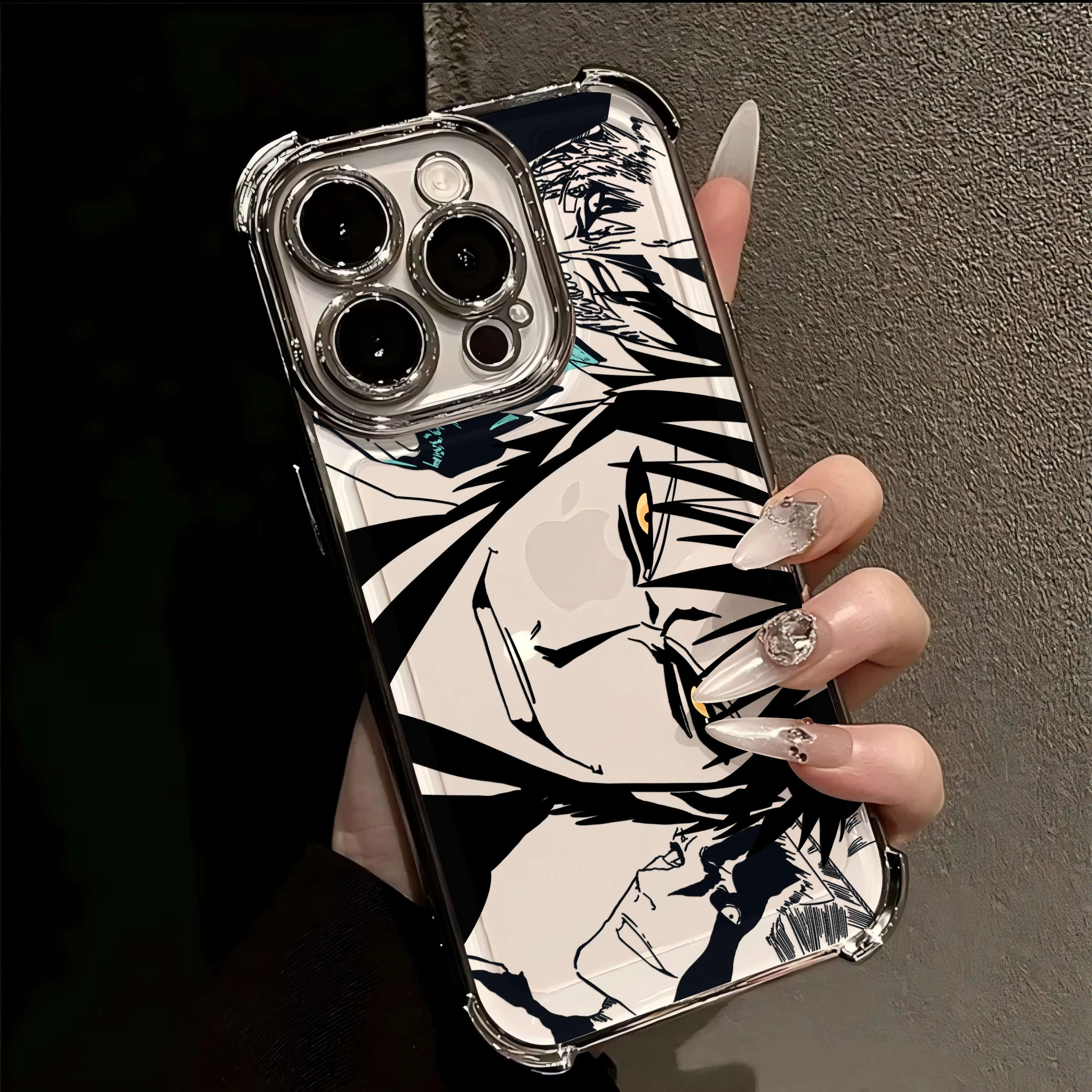 Bleach Ichigo Plating iPhone Case | Anti-Drop Airbag | iPhone 7–16 Pro Max