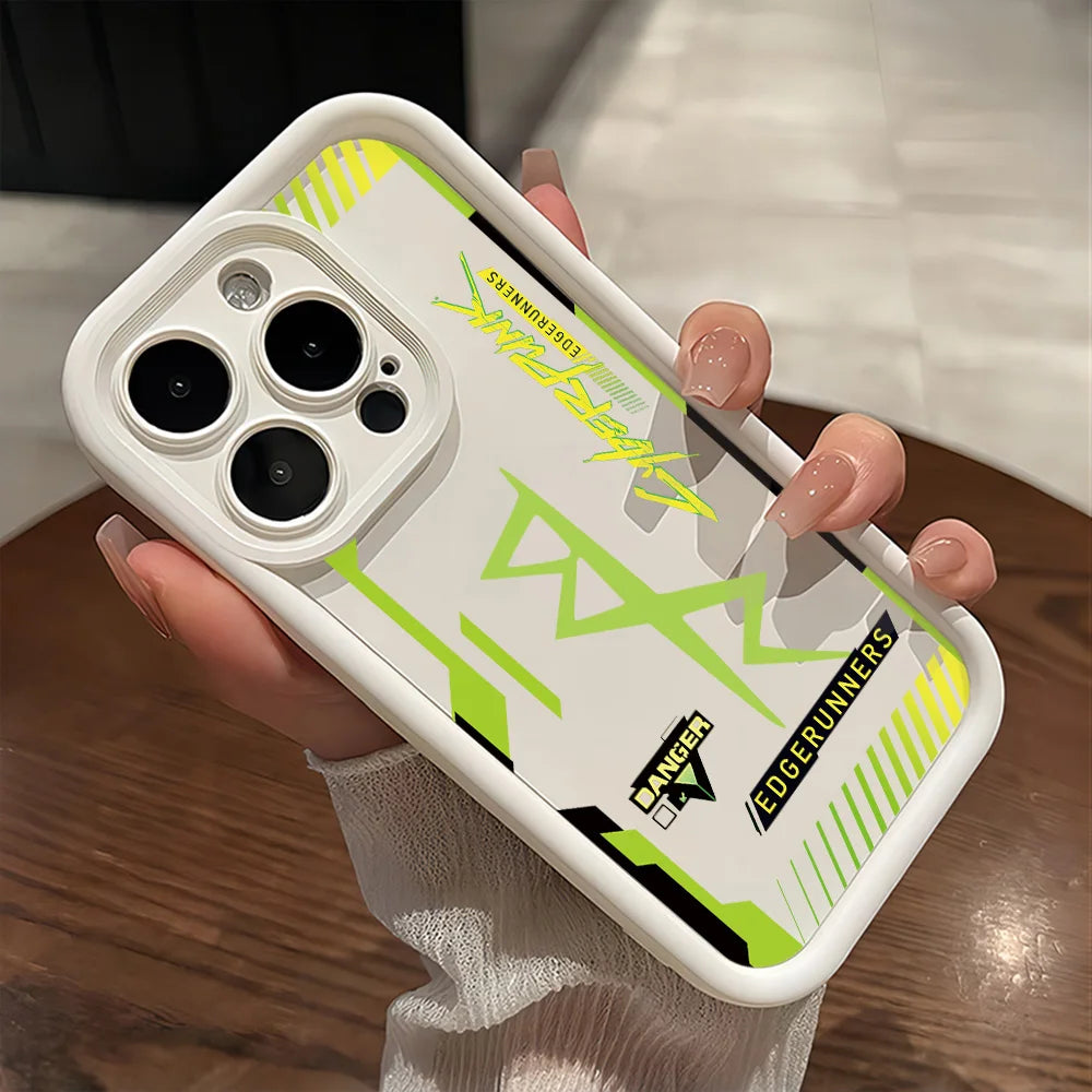 Cyberpunk Anime iPhone Case | Soft TPU | iPhone 11–17 Pro Max