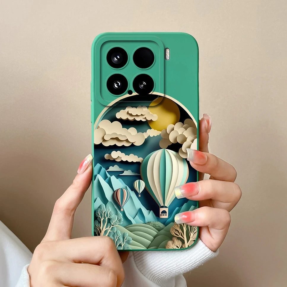 Xiaomi 15 / 15 Pro Soft Silicone Case | Creative Style Protective Back Cover
