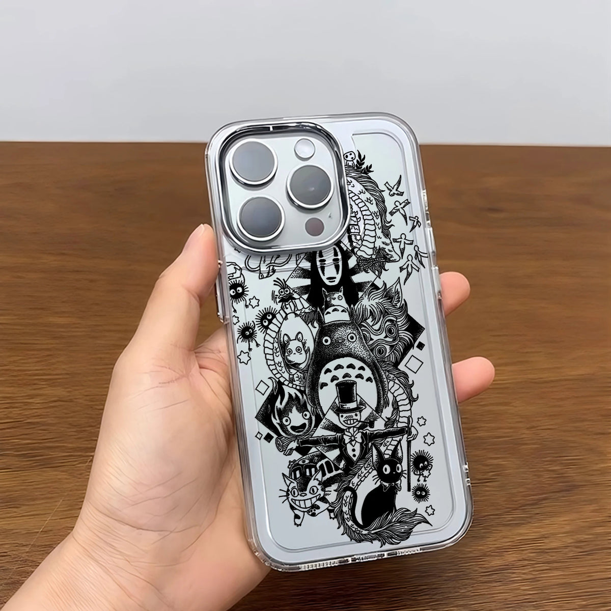 Soot Sprites Anime iPhone Case | Soft TPU | iPhone 7–17 Pro Max
