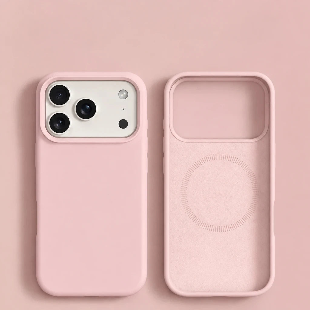 Magnetic silicone case for iPhone | Soft finish