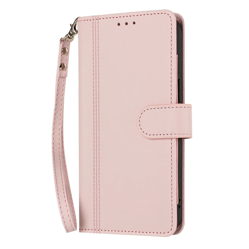 OPPO Reno Leather Flip Wallet Case | 9-Card Slots | Reno 11–16 Pro Max