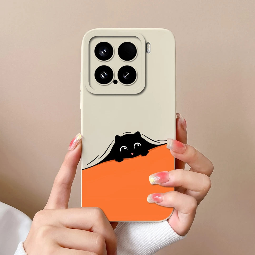 Xiaomi 15 / 15 Pro Soft Silicone Case | Creative Style Protective Back Cover