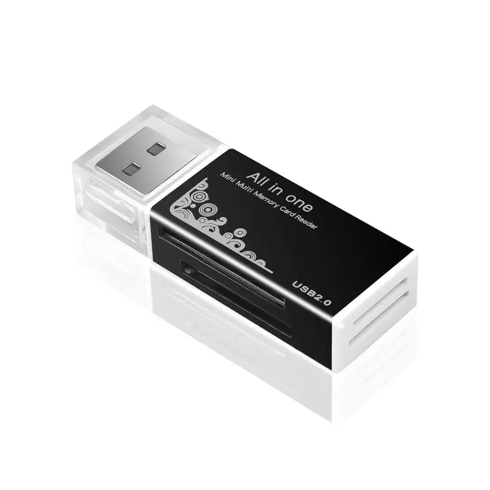 2-in-1 USB 3.0 Card Reader | SD & MicroSD TF Adapter | Plug & Play for PC & Laptop