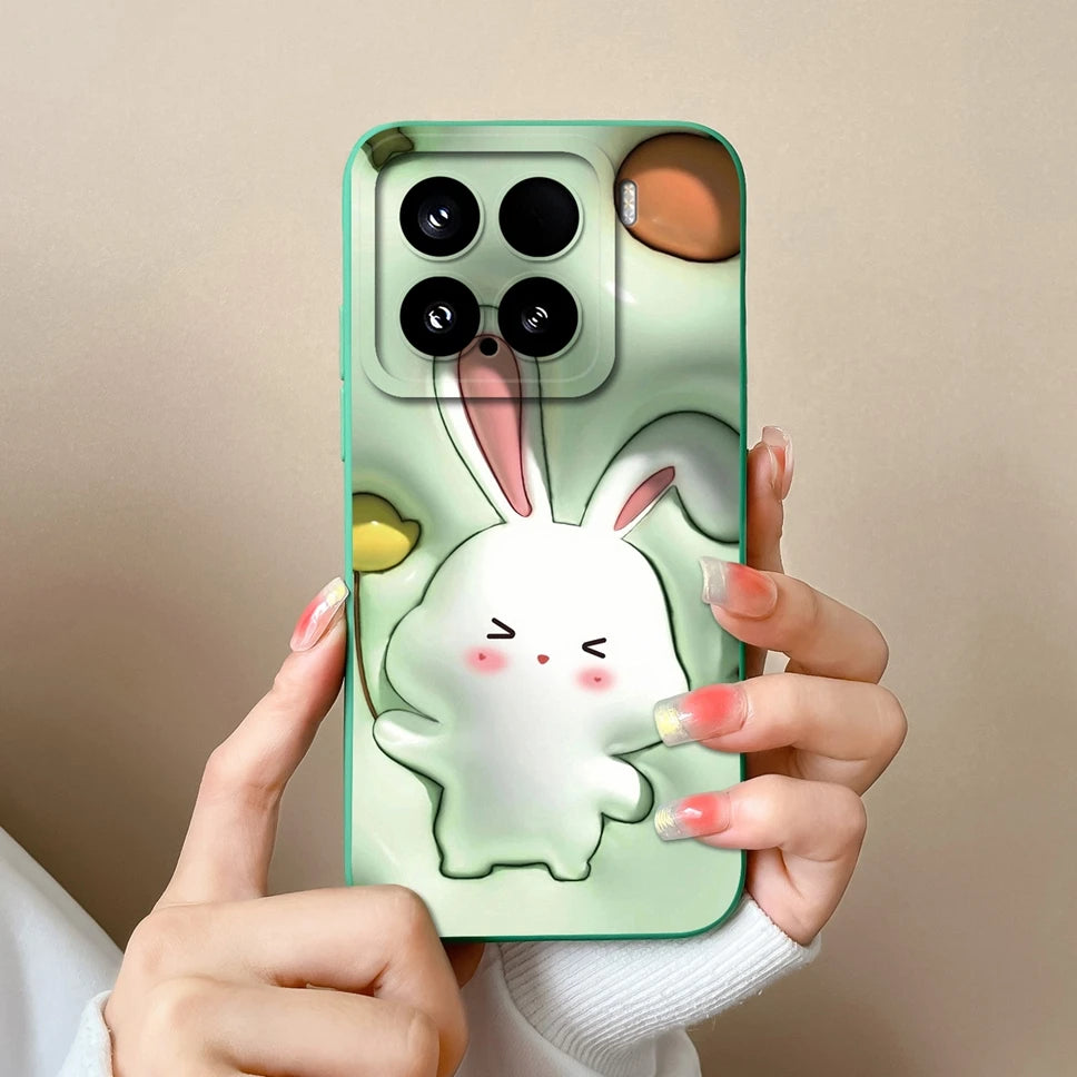 Xiaomi 15 / 15 Pro Soft Silicone Case | Creative Style Protective Back Cover