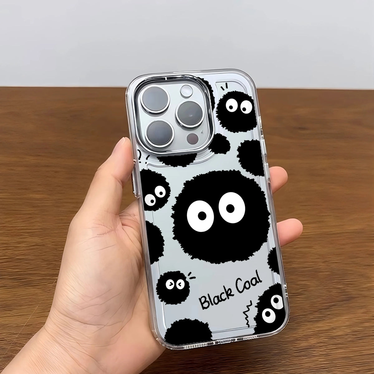 Soot Sprites Anime iPhone Case | Soft TPU | iPhone 7–17 Pro Max