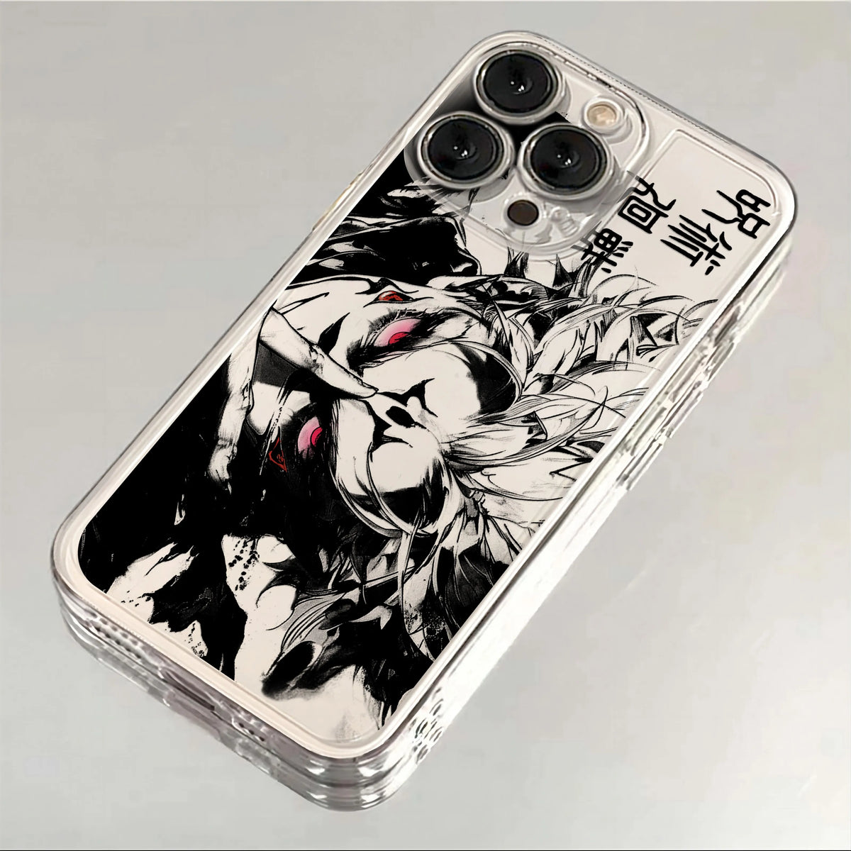 Jujutsu Kaisen Transparent iPhone Case | Soft TPU | iPhone 11–17 Pro Max
