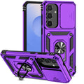 Funda para Samsung Galaxy | Anillo de soporte y tapa de cámara