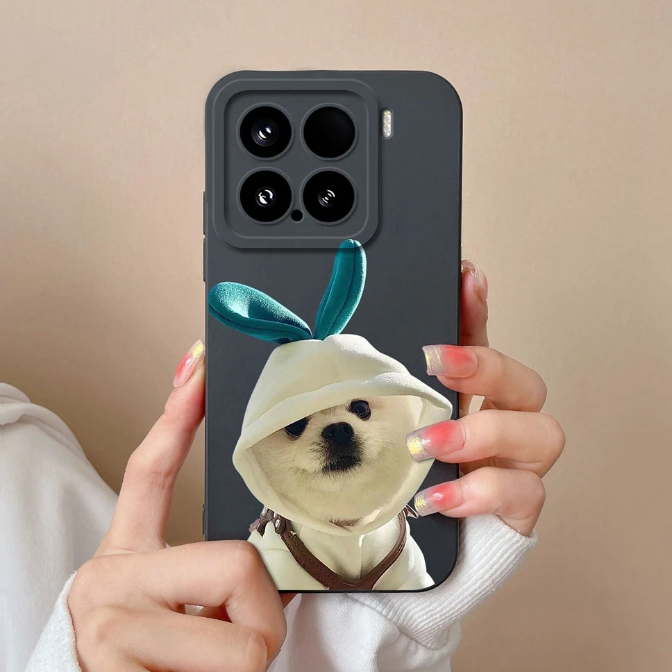 Xiaomi 15 / 15 Pro Soft Silicone Case | Creative Style Protective Back Cover