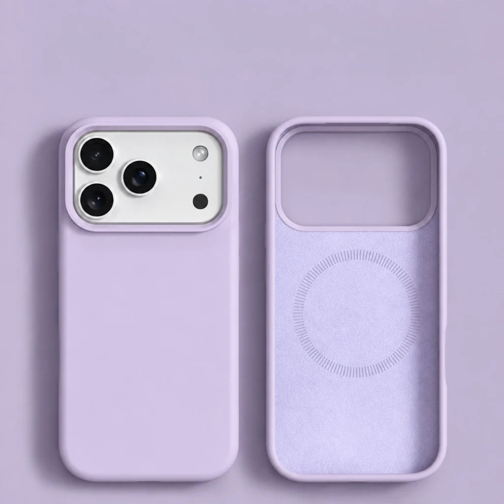 Magnetic silicone case for iPhone | Soft finish
