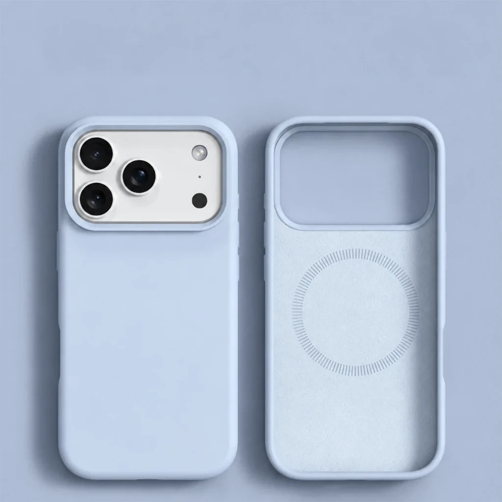 Magnetic silicone case for iPhone | Soft finish
