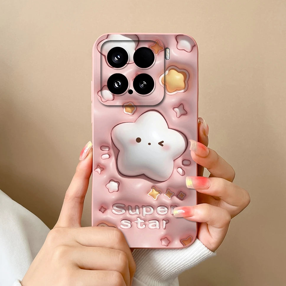 Xiaomi 15 / 15 Pro Soft Silicone Case | Creative Style Protective Back Cover