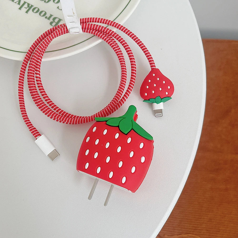 iPhone Charger Cable Protector | Cartoon Cord Winder | For 18W/20W Charger