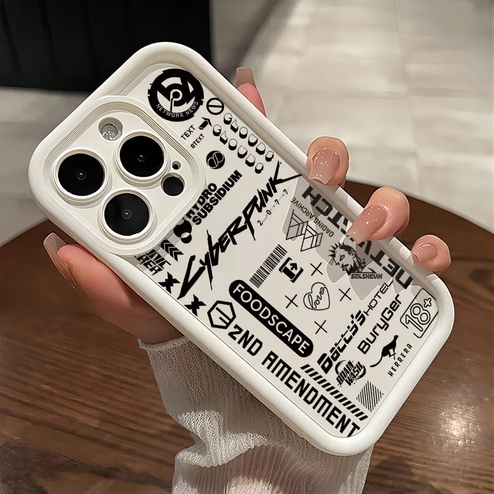 Cyberpunk Anime iPhone Case | Soft TPU | iPhone 11–17 Pro Max