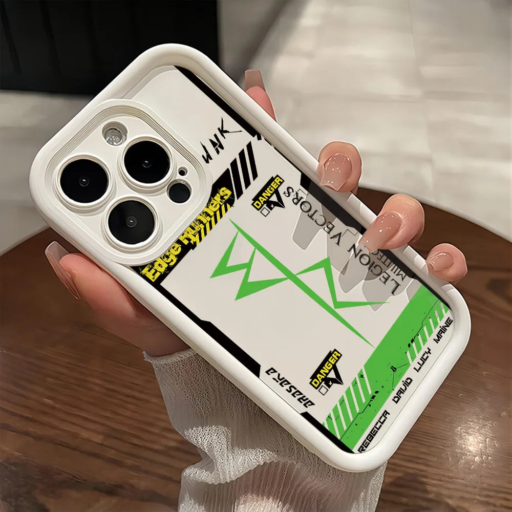 Cyberpunk Anime iPhone Case | Soft TPU | iPhone 11–17 Pro Max