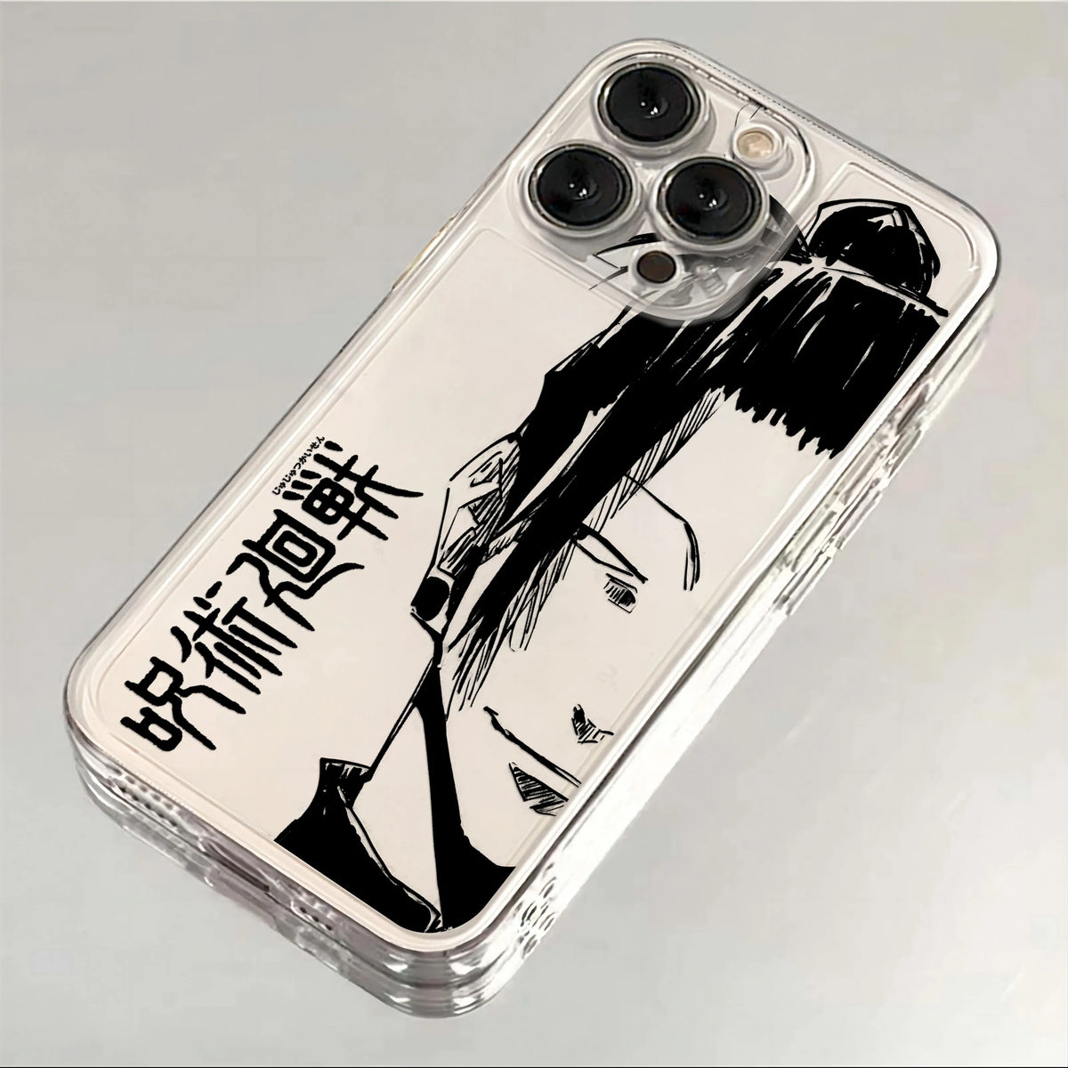 Jujutsu Kaisen Transparent iPhone Case | Soft TPU | iPhone 11–17 Pro Max