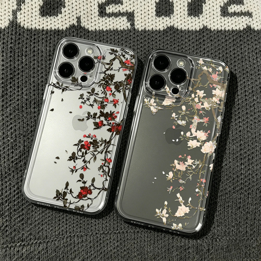 Floral branch iPhone case | Thin and lightweight design