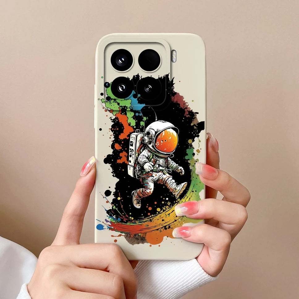 Xiaomi 15 / 15 Pro Soft Silicone Case | Creative Style Protective Back Cover