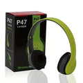 P47 Wireless Bluetooth Headphones with Mic | BT 5.0 | Foldable Over-Ear | Wired & Wireless