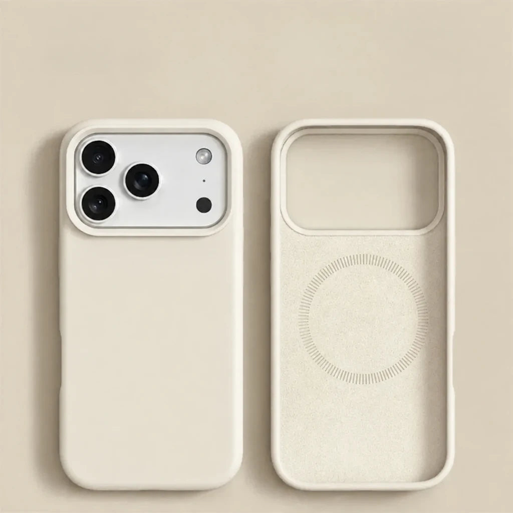 Magnetic silicone case for iPhone | Soft finish