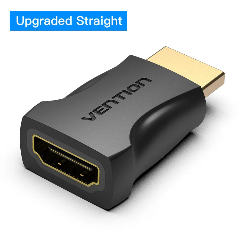 Vention HDMI Right Angle Adapter | 90°∕270° | 4K | For TV, PS4 & Laptop