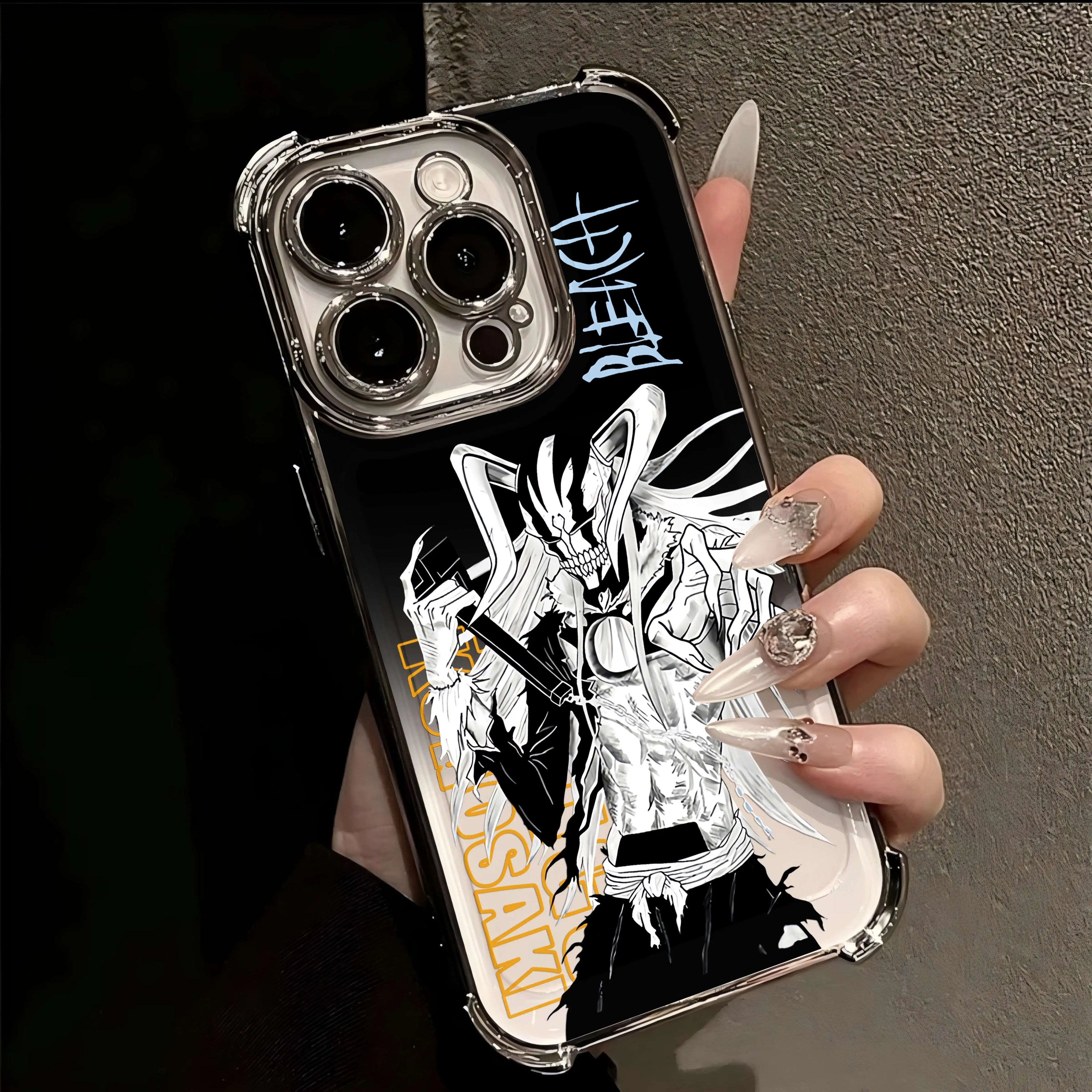 Bleach Ichigo Plating iPhone Case | Anti-Drop Airbag | iPhone 7–16 Pro Max