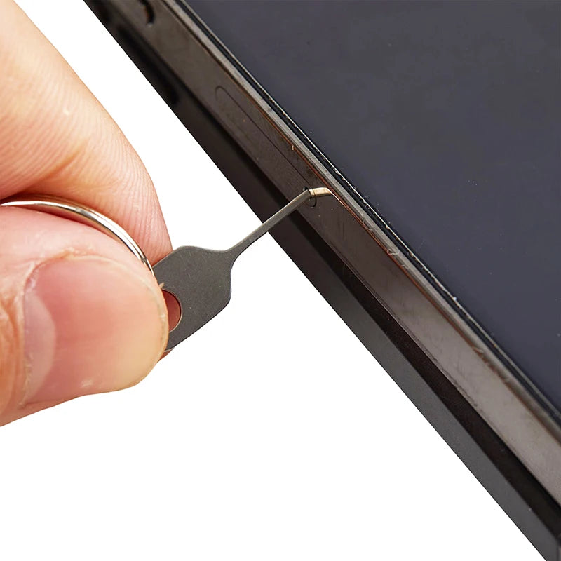 SIM Card Ejector Pin with Keyring | Anti-Lost | 5-Pack | Universal Phone Tray Removal Tool