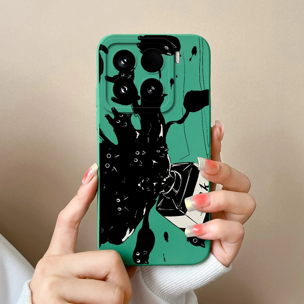 Xiaomi 15 / 15 Pro Soft Silicone Case | Creative Style Protective Back Cover