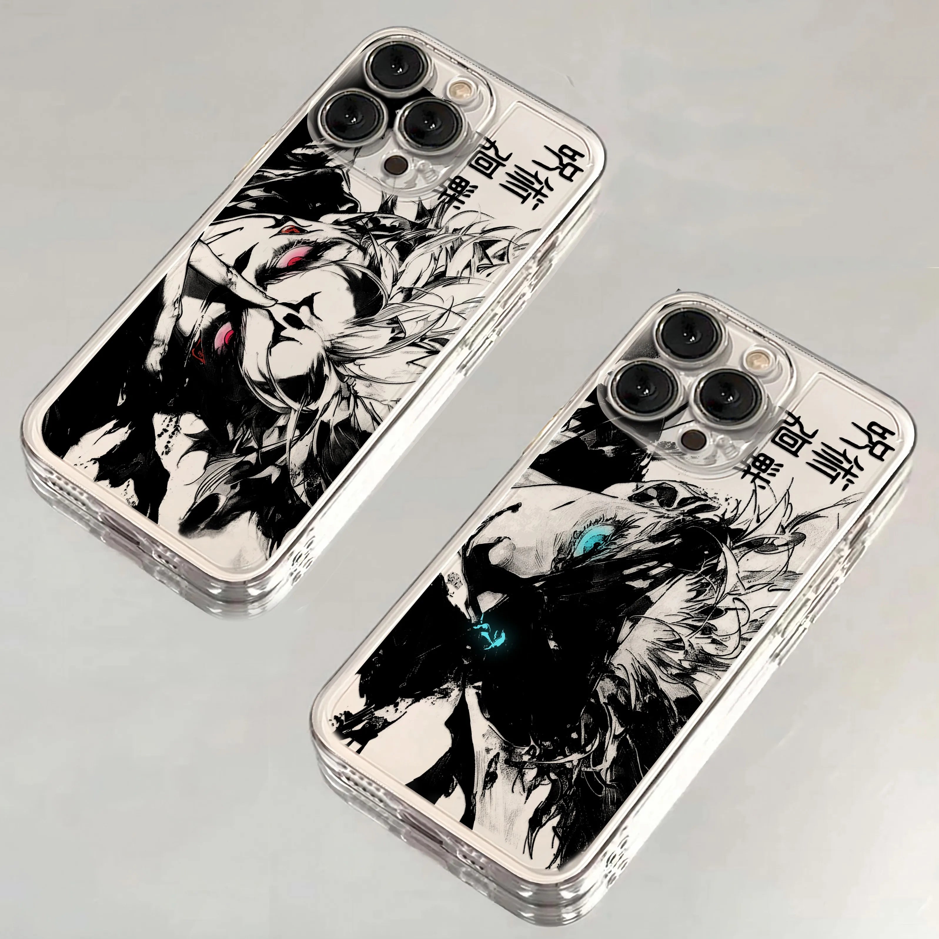 Jujutsu Kaisen Transparent iPhone Case | Soft TPU | iPhone 11–17 Pro Max