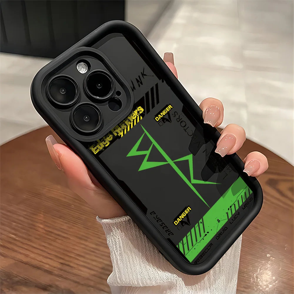 Cyberpunk Anime iPhone Case | Soft TPU | iPhone 11–17 Pro Max