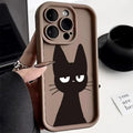 Cute Black Cat iPhone Case | Soft TPU | iPhone 6–17 Pro Max