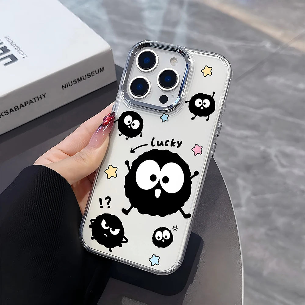 Soot Sprites Anime iPhone Case | Soft TPU | iPhone 7–17 Pro Max